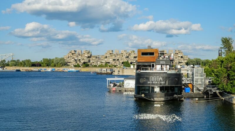 Bota Bota spa boat in Montreal Old Port