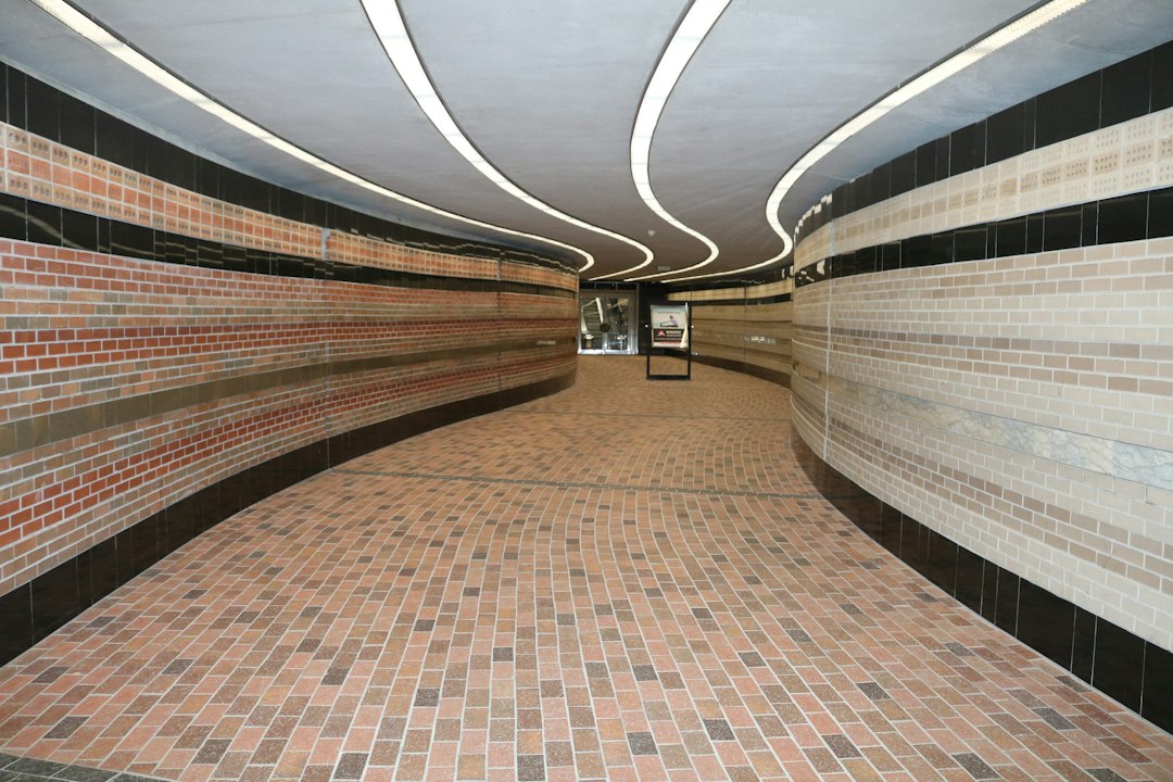 Montreal metro station entrance providing access to the RÉSO